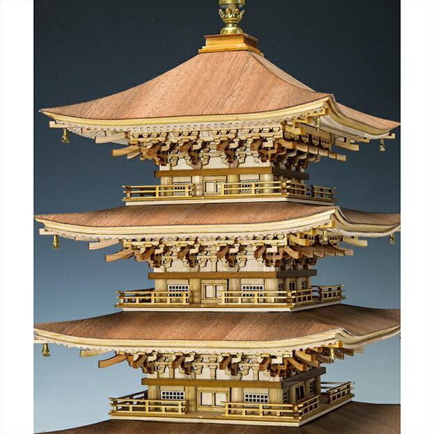 ウッディジョー 木製建築模型1/75 羽黒山五重塔 : Arclands Online 2