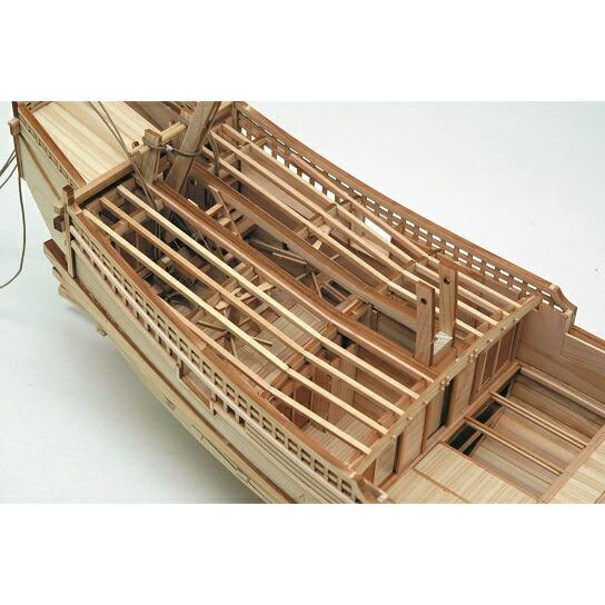 ウッディジョー 木製帆船模型 1/72 菱垣廻船_1