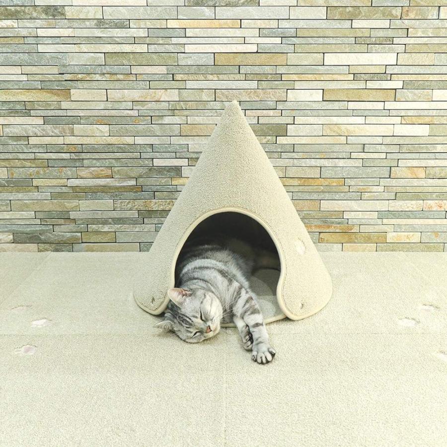 ペットハウス ラグタスコーン Lサイズ ベージュ BE 小型犬・猫用 室内_1