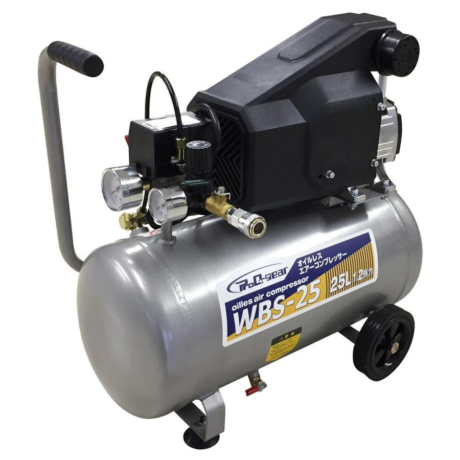新発売の オイルレスapm 25l コンプレッサ エアー 工具 メンテナンス