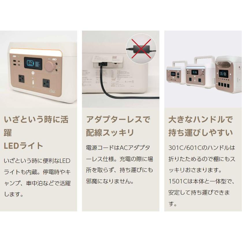 インベス ポータブル電源 キューブル IBPL-1501C : Arclands