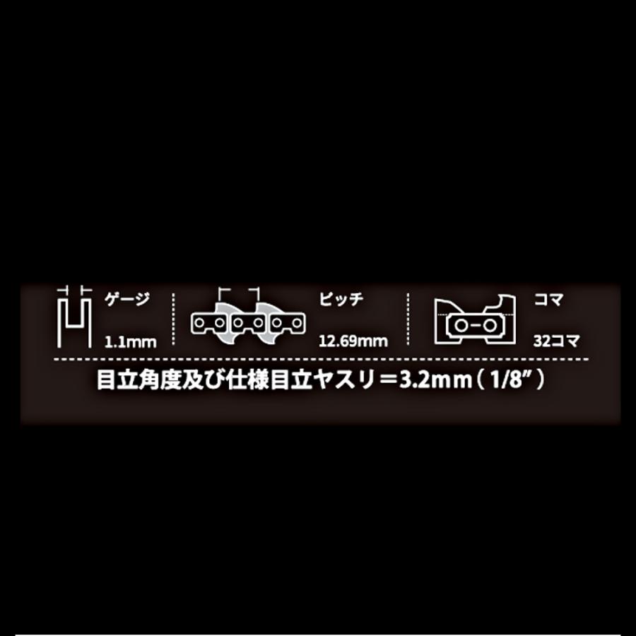 ウイザ WIZA 充電式ハンディチェーンソーWZ-18HCS用替刃 WZ-18CSB アークランズ｜lamd2｜03