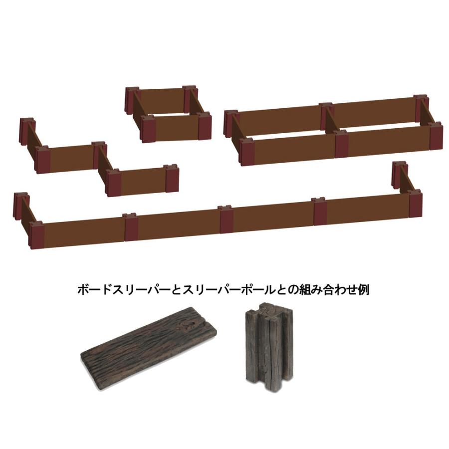 ネクスタイル 枕木風 敷材 ボードスリーパー 650×225×H40mm ×8個 BD-65-8 「メーカー直送・代引不可・置配不可・配送地域限定」_6