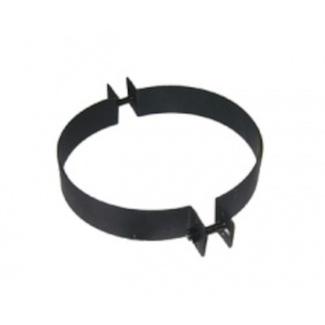 ホンマ製作所　ステンレス　煙突　黒　2本セット 黒耐熱 ステンレス 二つ割PRO φ200mm用 | 煙突支持部材,φ200用 （二重