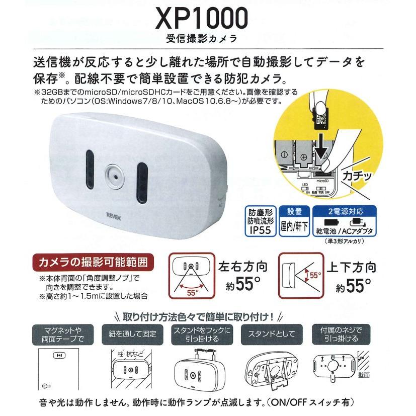 リーベックス 受信撮影カメラ ワイヤレス 電池/ACアダプター式 microSD 