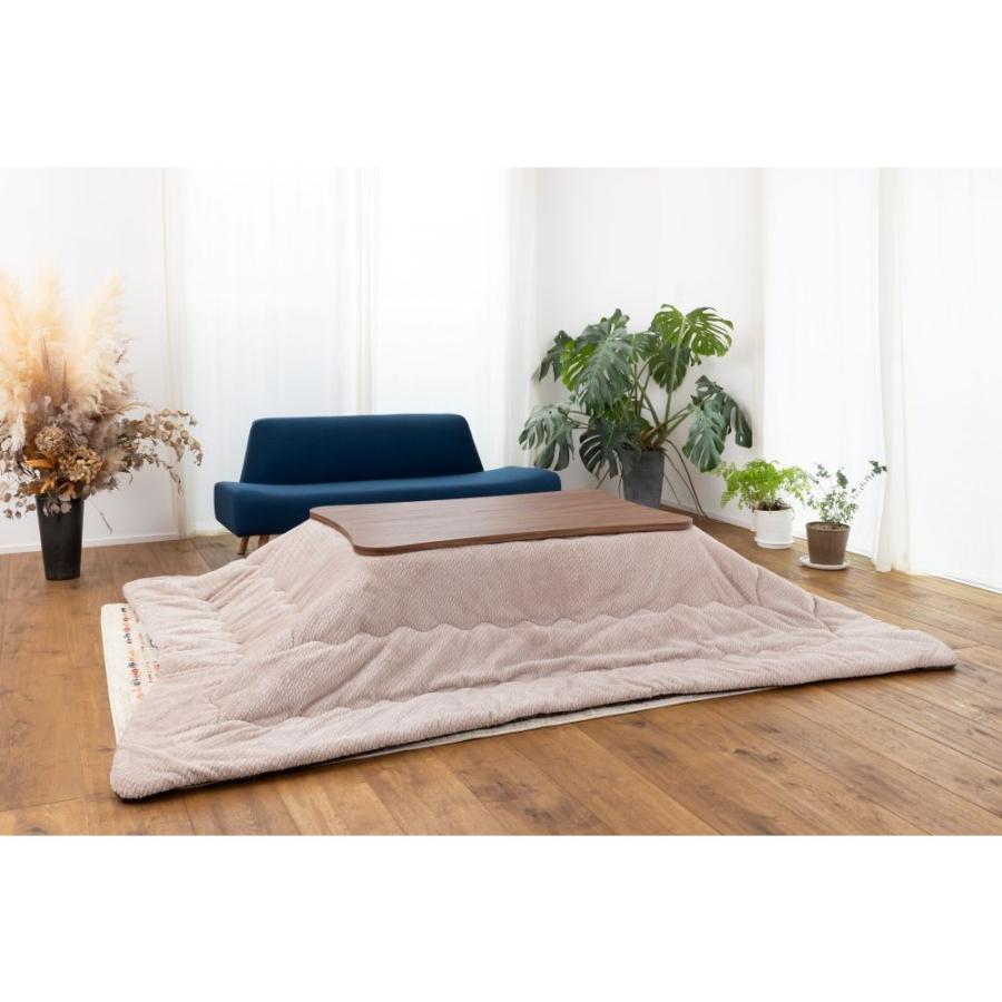 おおたけ 曲線型フラットヒーターこたつ 110×70cm EK-KK110Fの画像