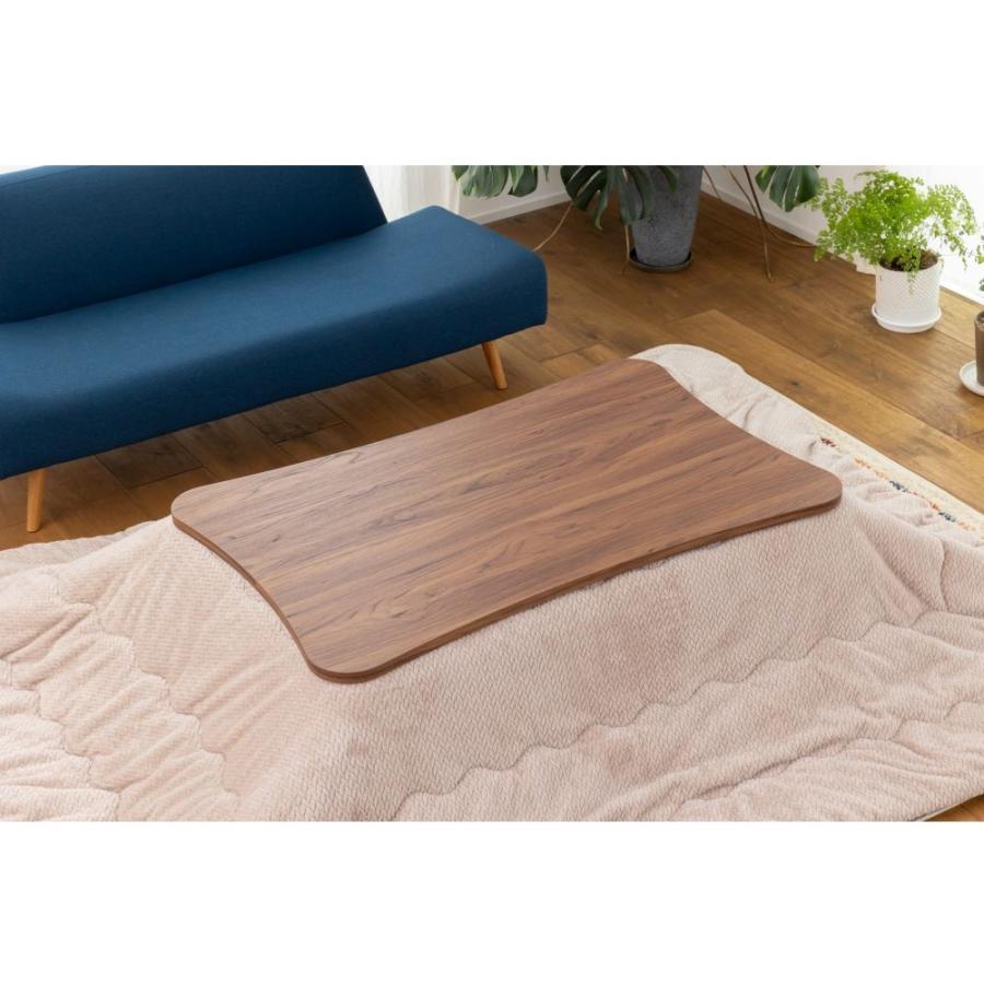 おおたけ 曲線型フラットヒーターこたつ 110×70cm EK-KK110Fの画像