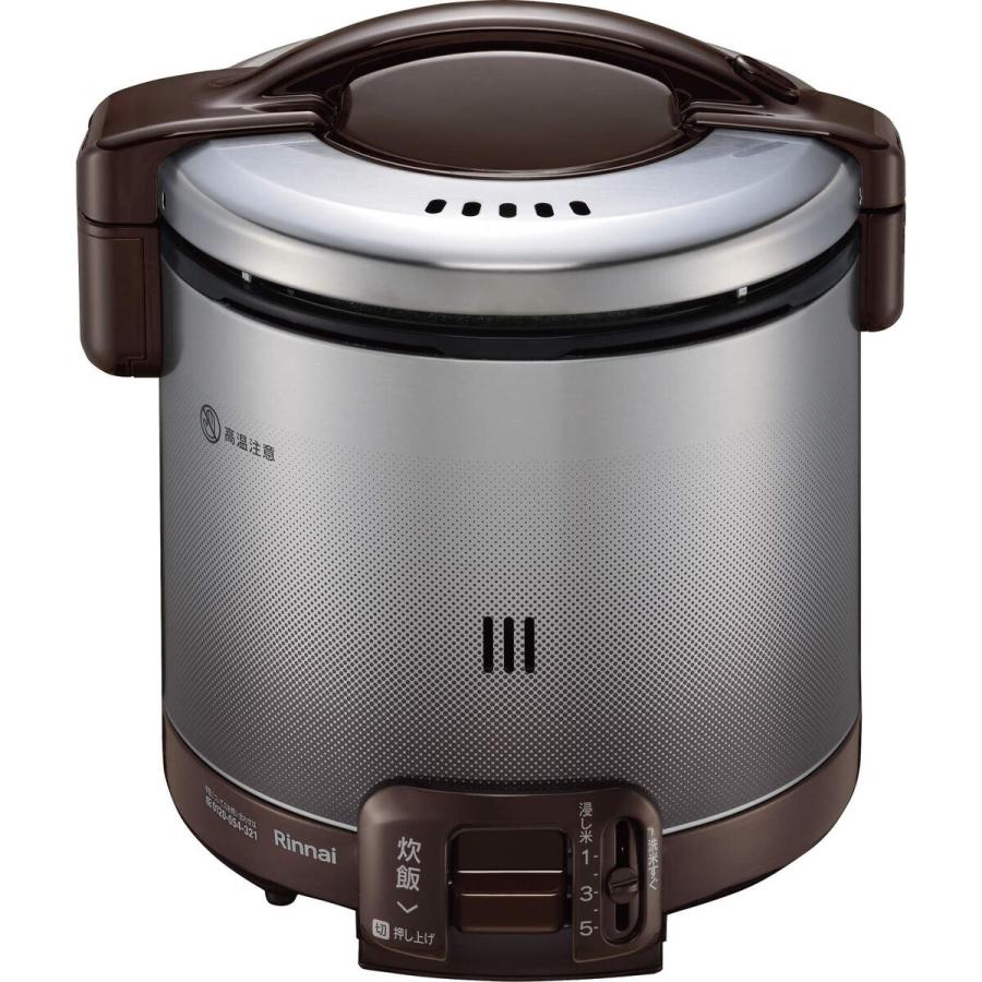 リンナイ ガス炊飯器 こがまる 5合 ダークブラウン RR-050FS-A-DB 都市 