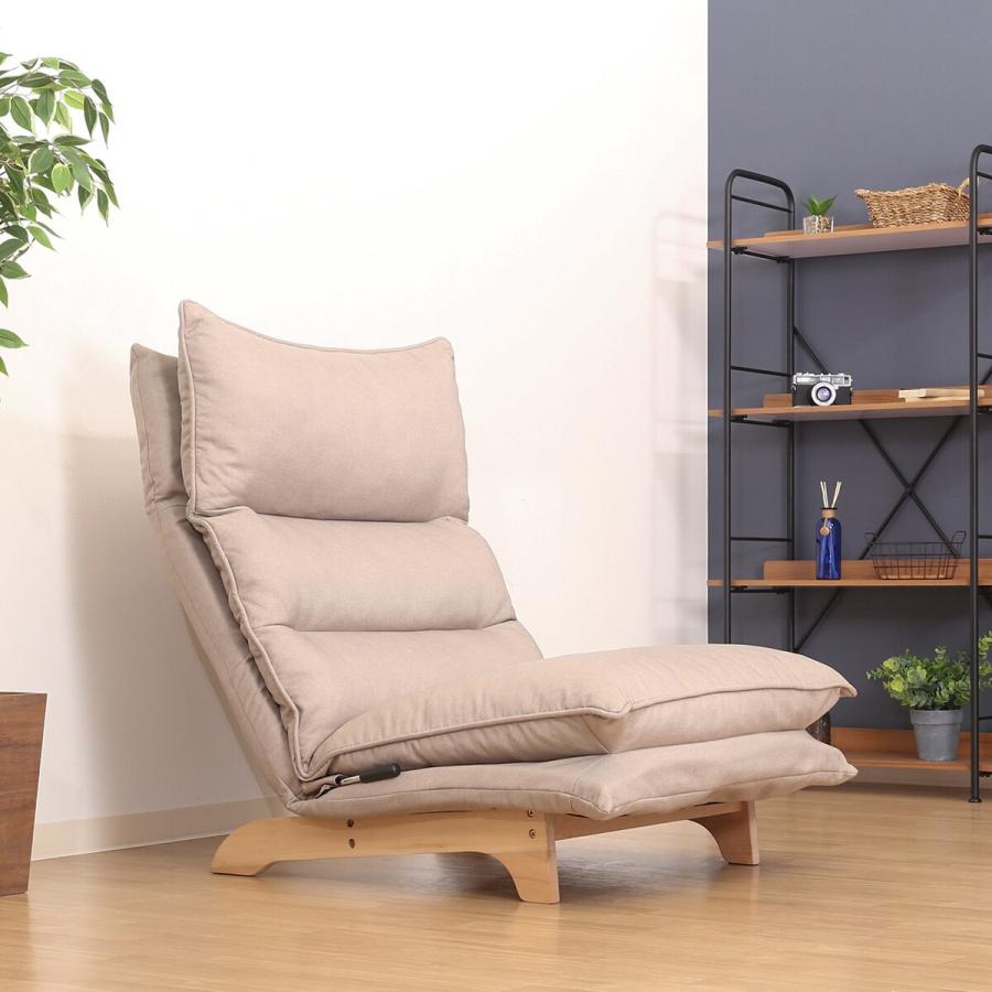 不二貿易 ダブルクッション座椅子 フィット2 1P BE 「メーカー直送・代