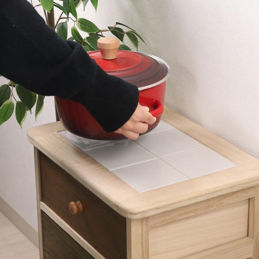 不二貿易 桐製 マルチカラフル4段ボックス シンクエ 2 COLOR HF05-003