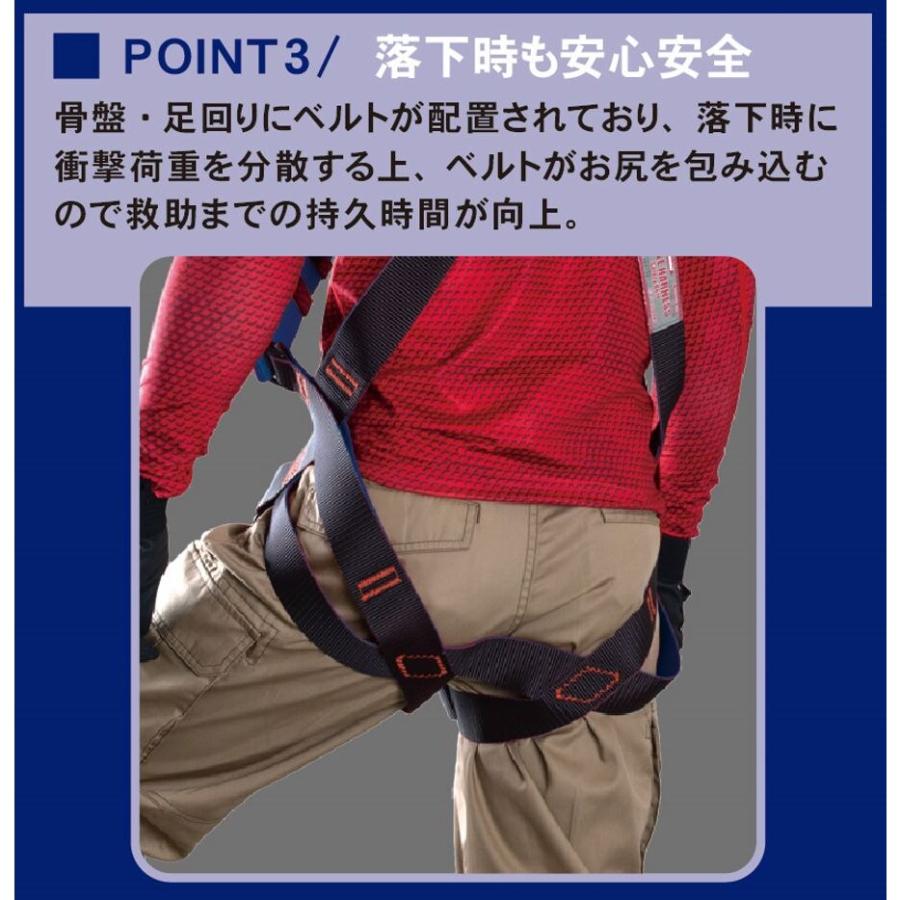ウイザ WIZA ツヨロン レヴォ ハーネス ブルー Lサイズ TH-508-OT-BKBL