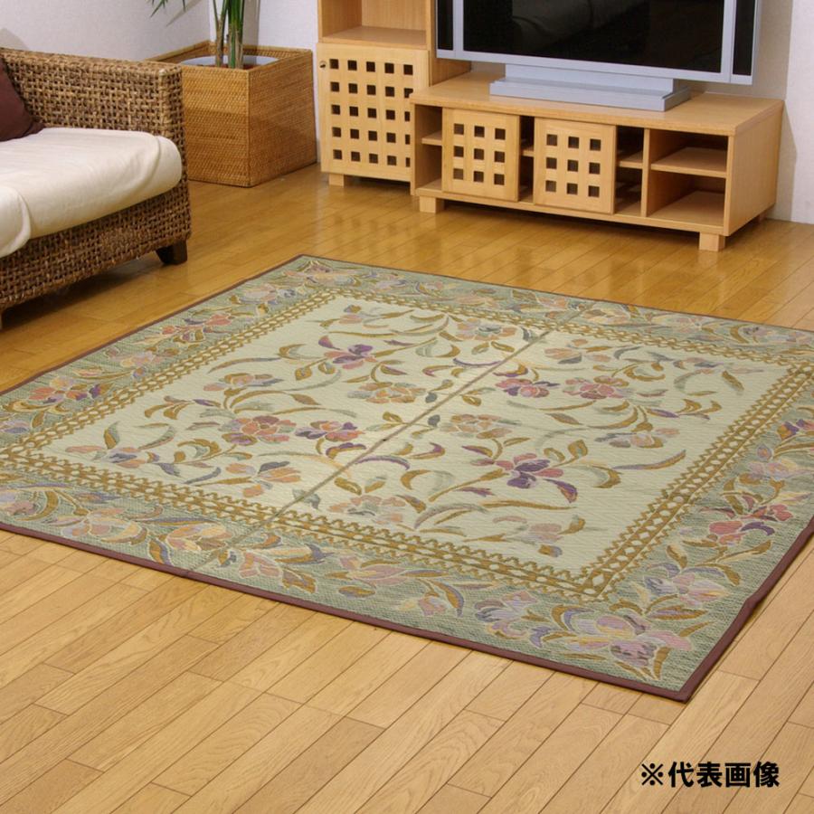 い草ラグ DXエクセレント 191×191cm 「メーカー直送・代引不可・置配