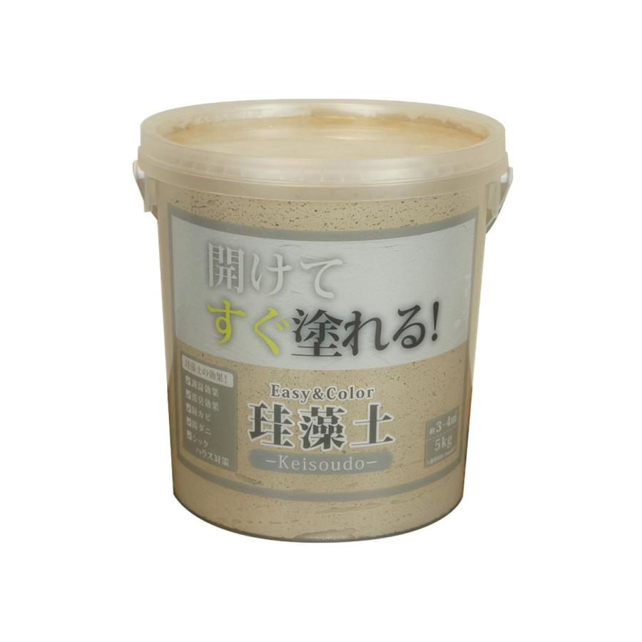 ワンウィル EASY＆COLOR 珪藻土 5kg キャメル ワンウィル