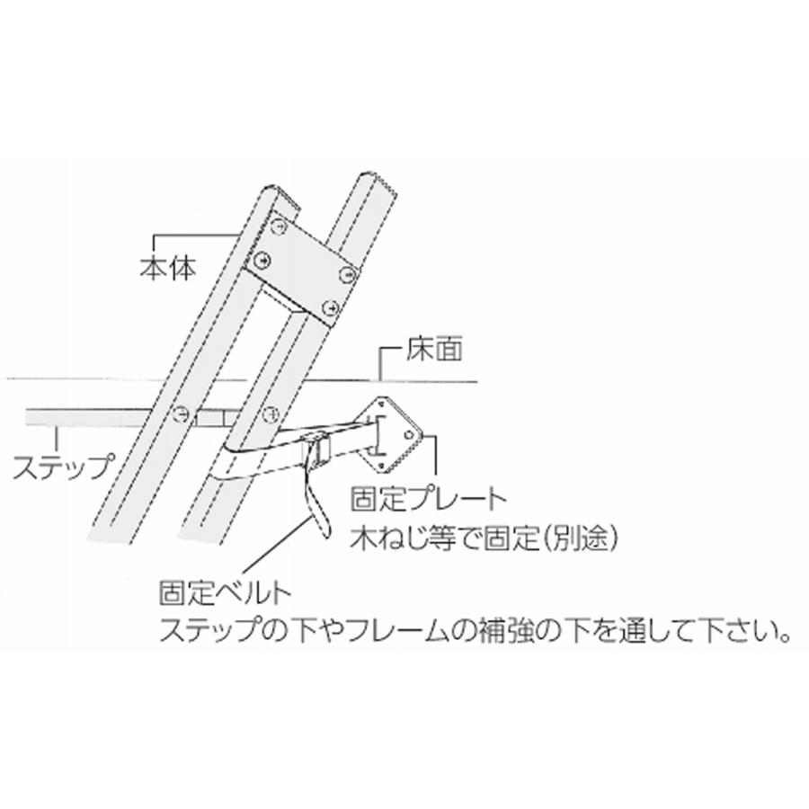 「法人限定」長谷川工業 1連はしご 建作くん K-12-450 「メーカー直送・代引不可・置配不可・配送地域限定」_4