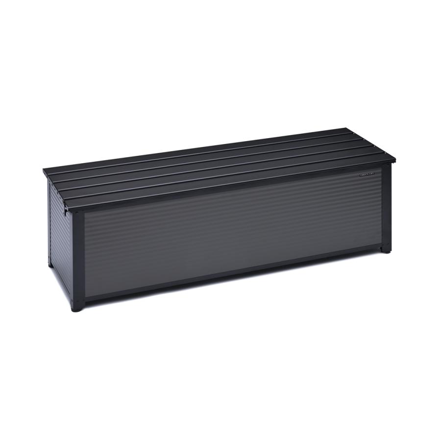 グリーンライフ アルミベンチストッカー144 ABS-144P(BK/AGY