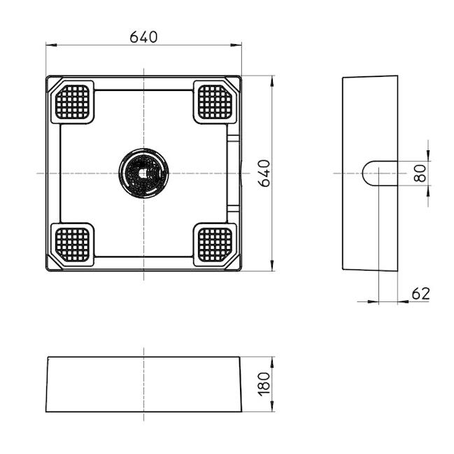 サンエイ SANEI 洗濯機パン 床上配管用 H546-640 サンエイ SANEI 洗濯機パン 床上配管用 H546-640 : Arclands Online 2