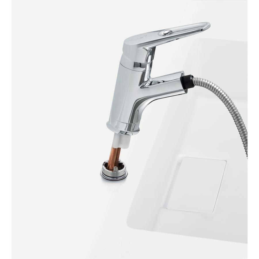 INAX ワンホールシングルレバーキッチン水栓 ハンドシャワー付 一般地