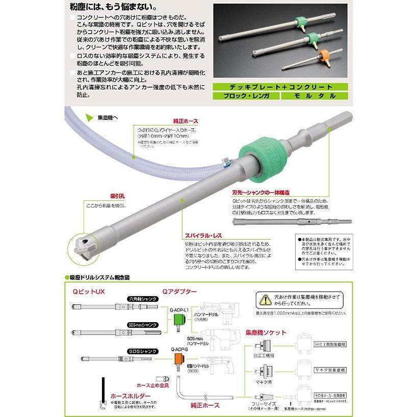 unika ユニカ QビットUXSDSシャンク 15.0×260mm QSXA15.0×260