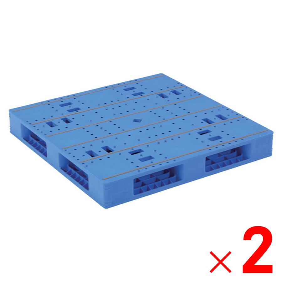 「法人限定」サンコー パレット LX-1111R4 ブルー 840014-01 ×2個 セット販売 「メーカー直送・代引不可・置配不可」 | 