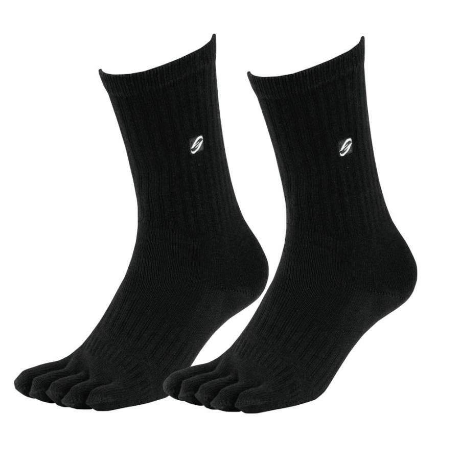 ニオイクリア×グラディエーター 作業靴下 ハイパー クルー 5本指 2P ブラック L G-8225 ×5個 セット販売 |  | 01