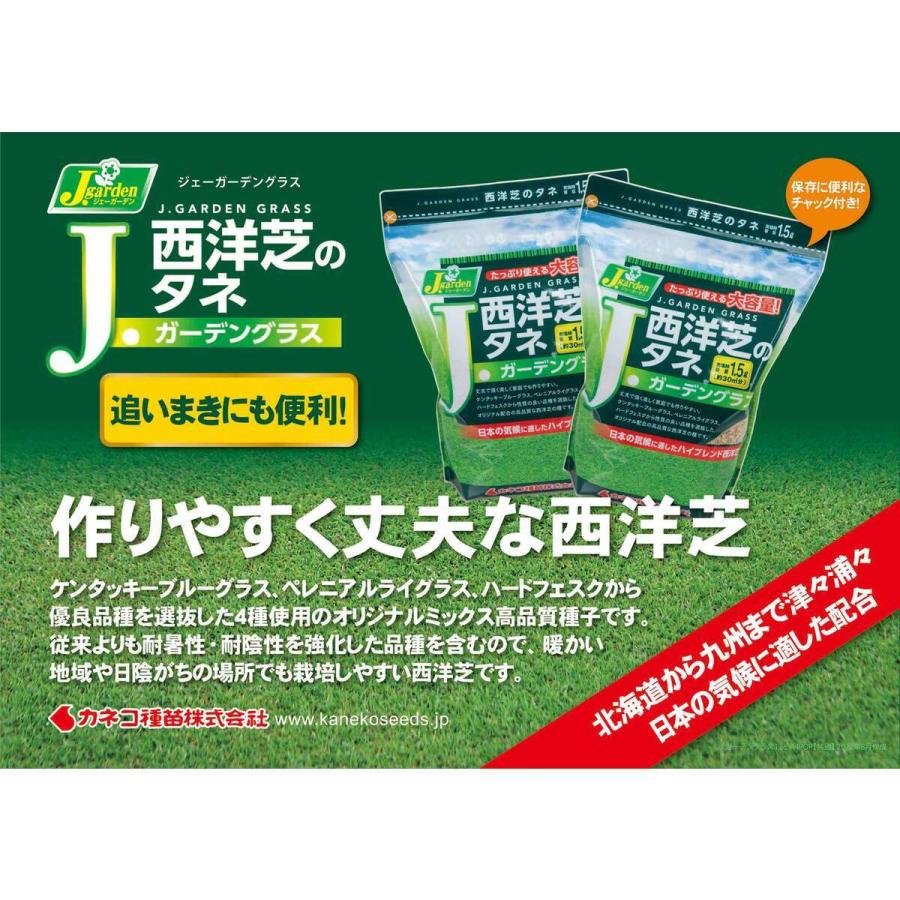 カネコ種苗 西洋芝のタネ Ｊガーデングラス 800ml ×16個 ケース販売｜lamd2｜03