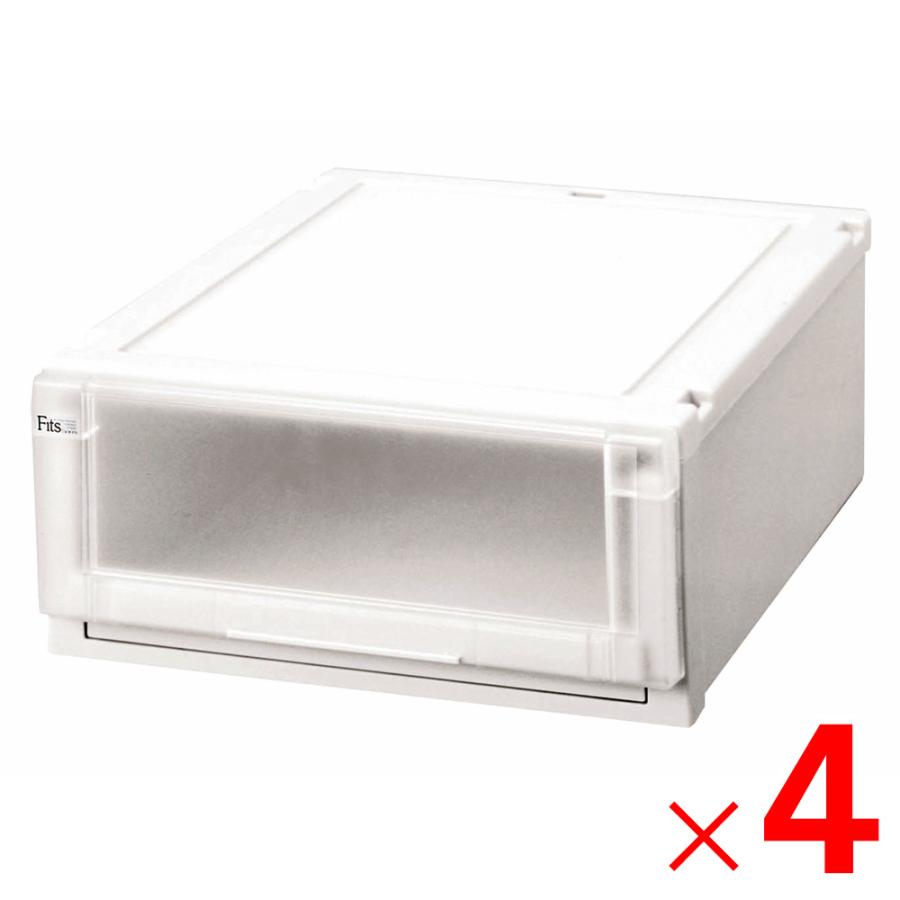天馬 フィッツユニットケース4520 WH ホワイト ×4個 ケース販売