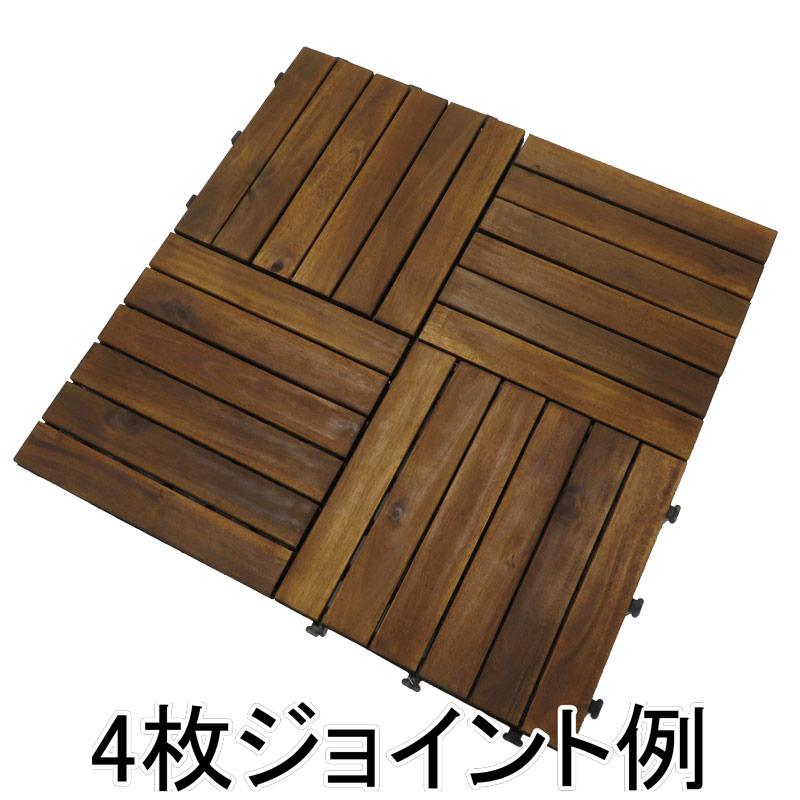ジョイントウッドパネル アカシア  ストレート ジョイントデッキ アークランズ ×6枚 ケース販売 |  | 06