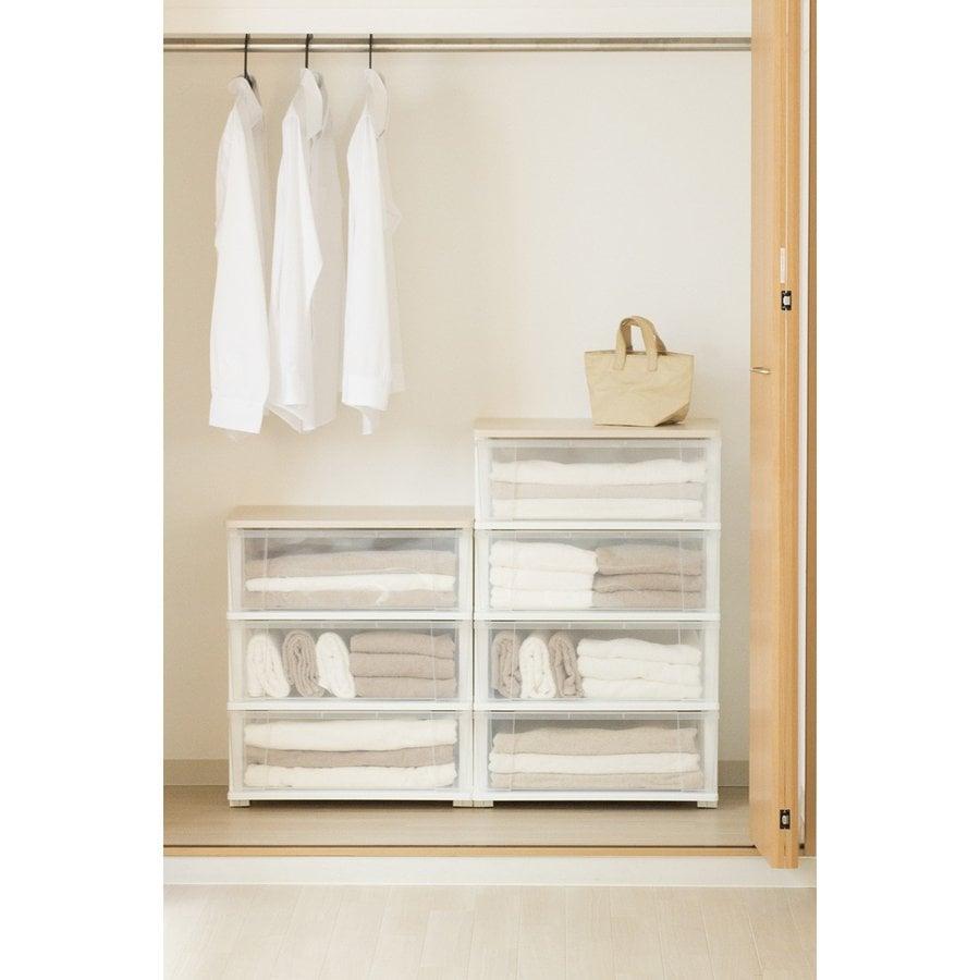 JEJ ピット 木製天板 ワイドチェスト 4段×2個 ケース販売 |  | 04