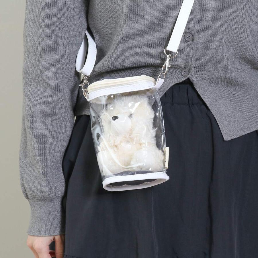 推し活 ぬいぐるみクリアバッグ グレー 53940×6個 セット販売