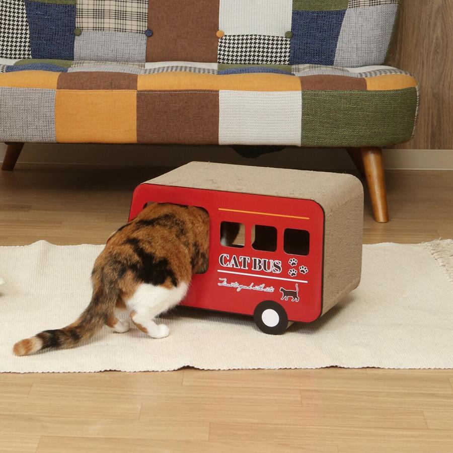 猫の爪とぎ ロンドンバス (54226) 2点セット 不二貿易 猫の爪とぎ ロンドンバス 54226/MU ×2個 セット販売