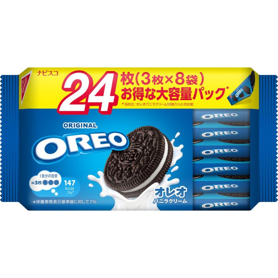 モンデリーズ・ジャパン オレオ ファミリーパック バニラクリーム 24枚 ×12個 ケース販売 |  | 01