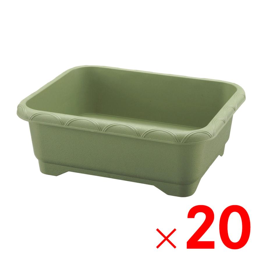 リッチェル　緑のやさいプランター　50型　×20個　グリーン　ケース販売