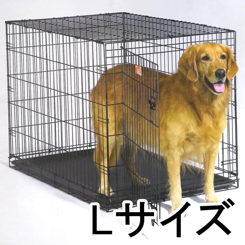 折りたたみ式軽量ペットケージ アイクレイト ペットキャリー Lサイズ
