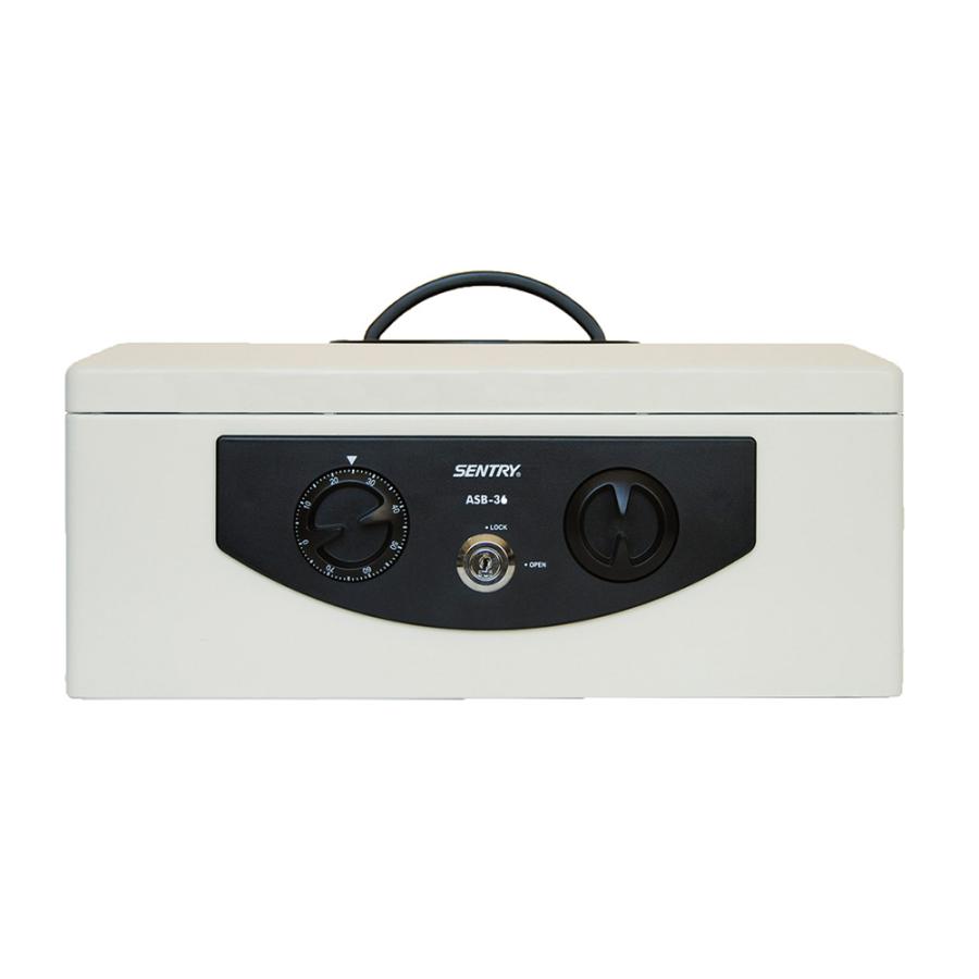セントリー Sentry 手提げ金庫(A4紙収納可能)フラットキー2本付 ASB-36の画像