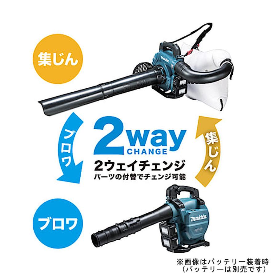 マキタ(Makita) 充電式ブロワ(バキュームキット付) MUB363DZV