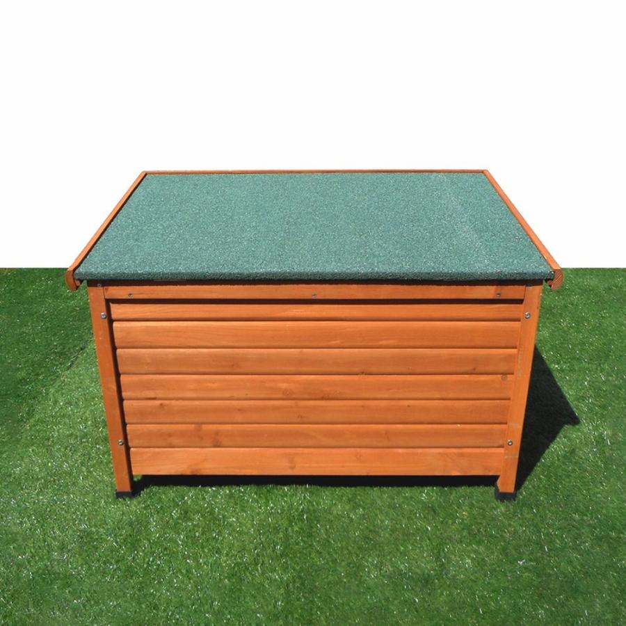 犬小屋 片屋根木製犬舎 Mサイズ 屋外 中型犬 DHW1018-M 組立品