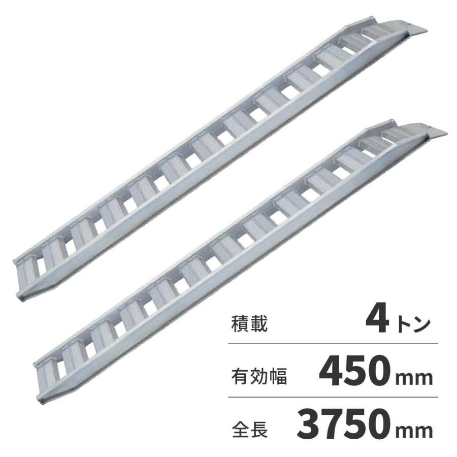 「法人限定」日軽金アクト アルミブリッジ 2本1セット PXFブリッジ（ベロ式フックタイプ） PXF40-360-45 「メーカー直送・代引不可・置配不可・配送地域限定」 | 