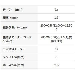 「法人限定」三笠産業 軽便バイブレーター 0.6m UM-F32 「メーカー直送・代引不可・置配不可」 |  | 02