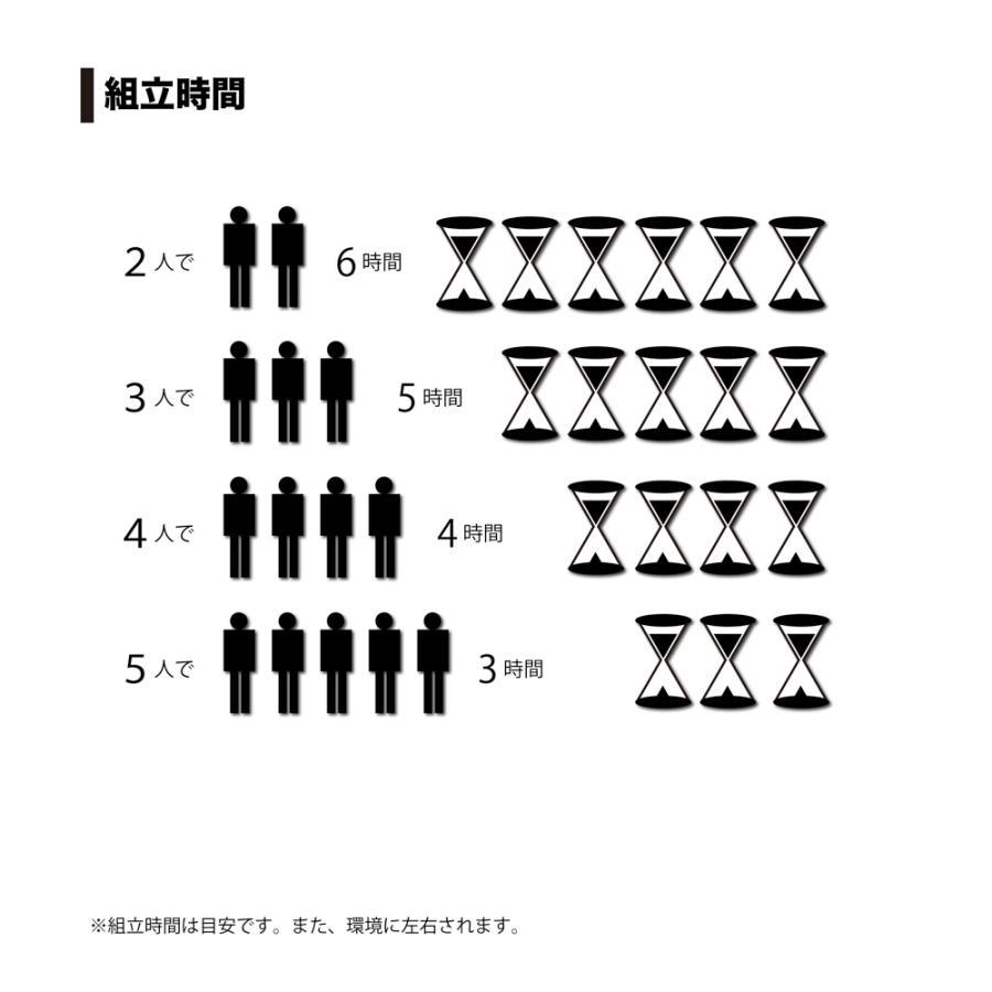 「法人限定」南栄工業 パイプ車庫 埋め込み式 678MMG 「メーカー直送・代引不可・置配不可・配送地域限定」 |  | 03
