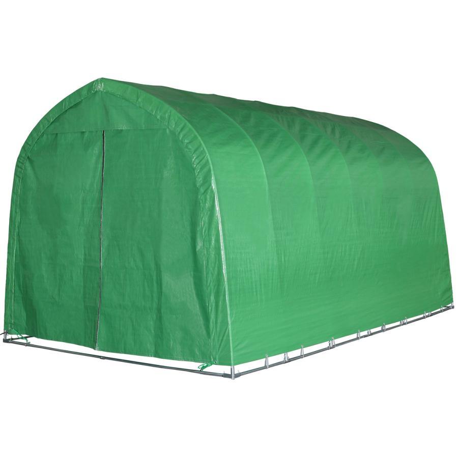 「法人限定」南栄工業 パイプ車庫 パイプベース式 WP778MMG 「メーカー直送・代引不可・置配不可・配送地域限定」 |  | 01