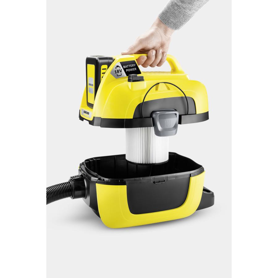 ケルヒャー（KARCHER） 乾湿両用バキュームクリーナー WD1 バッテリー
