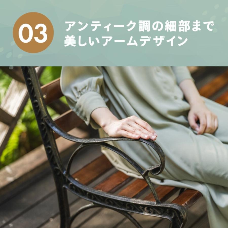 武田コーポレーション ガーデンベンチ B-126BR : Arclands Online