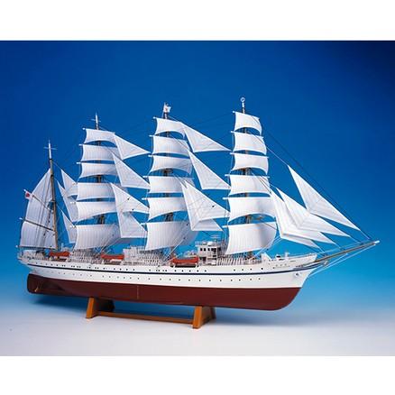 ウッディジョー 木製帆船模型 1/160 日本丸 帆付き・帆走｜lamd