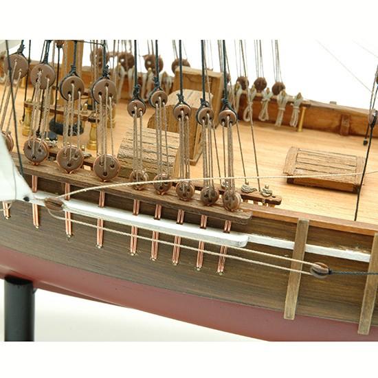 ウッディジョー 木製帆船模型 1/70 忍路丸[おしょろまる] 改良版 約 　