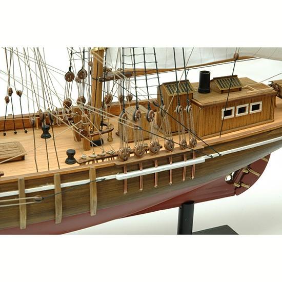 ウッディジョー 木製帆船模型 1/70 忍路丸[おしょろまる] 改良版 約 　