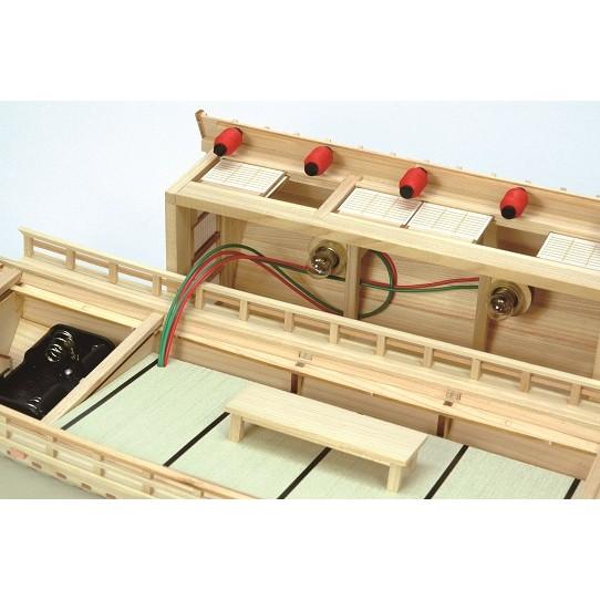 ウッディジョー 木製帆船模型 1/24 屋形船 [初心者向け ウッディジョー 木製帆船模型 1/24 屋形船 [初心者向け