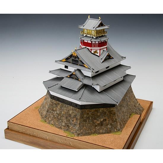 ウッディジョー 木製建築模型 「1/150 安土城 天守閣」レーザーカット加工 約 　