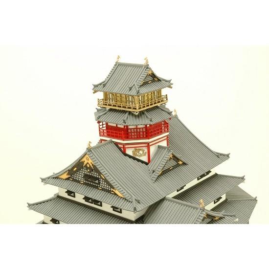 ウッディジョー 木製建築模型 「1/150 安土城 天守閣」レーザーカット加工 約 　