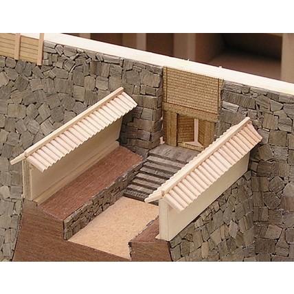 ウッディジョー 木製建築模型 「1/150 名古屋城」レーザーカット加工｜lamd｜02