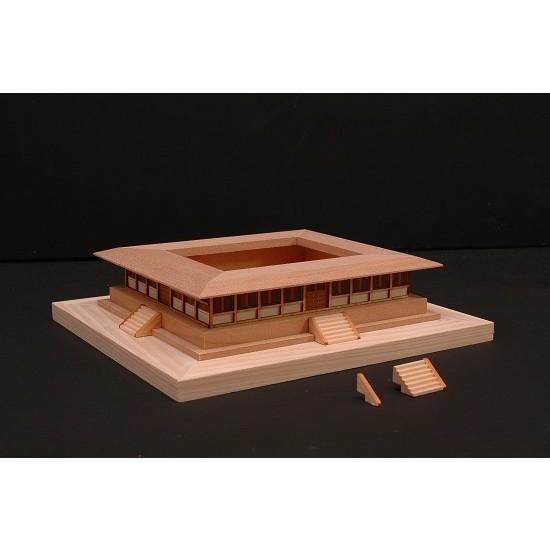 ウッディジョー 木製建築模型 1/150 法隆寺 金堂｜lamd｜02